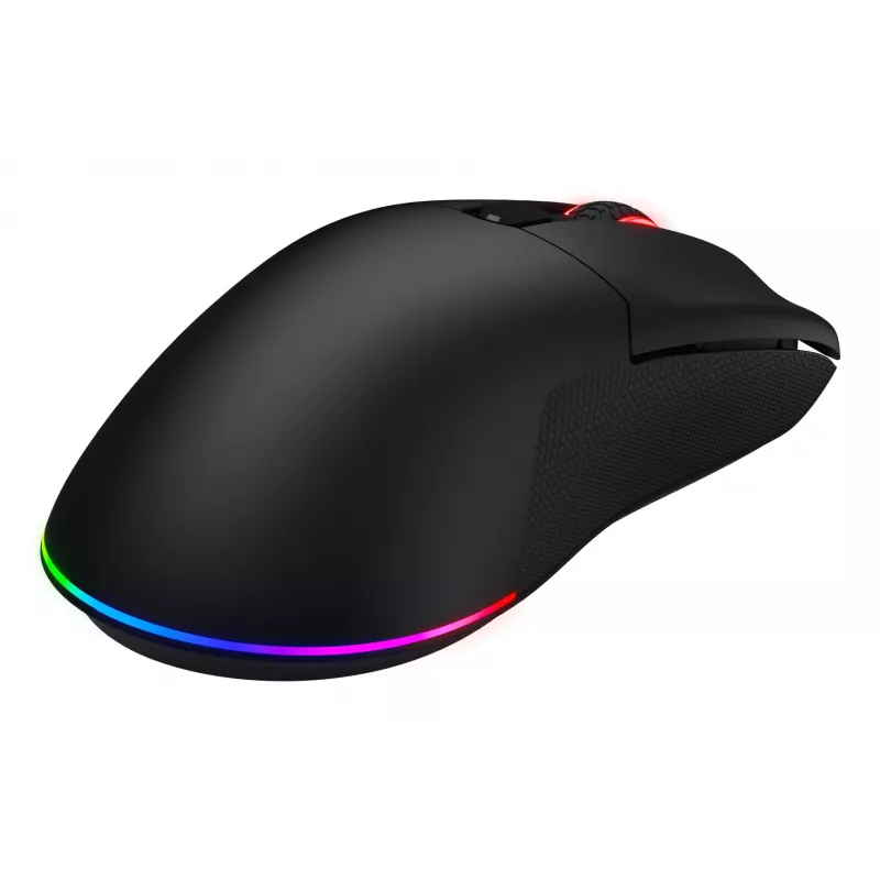 HATOR Pulsar 3 Wireless, negro — switches ópticos amarillos 100M PixArt PMW 3311 (HTM630)