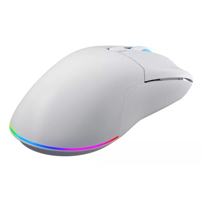 HATOR Pulsar 3 Wireless, blanco — switches ópticos amarillos 100M PixArt PMW 3311 (HTM631)