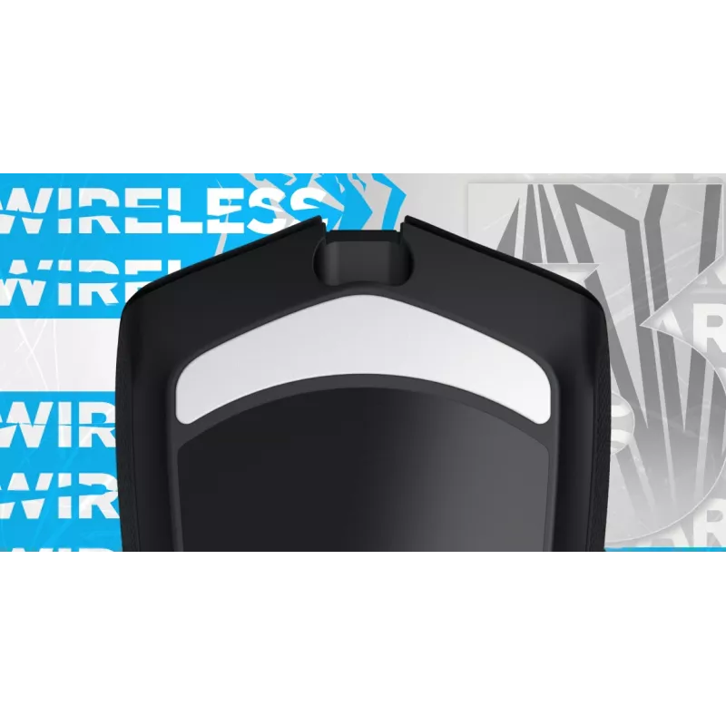 HATOR Pulsar 3 Wireless, blanco — switches ópticos amarillos 100M PixArt PMW 3311 (HTM631)