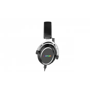 HATOR Hypergang 3 USB Auriculares con cable y sin cables diadema gaming USB Type-C / USB Type-A Bluetooth negro