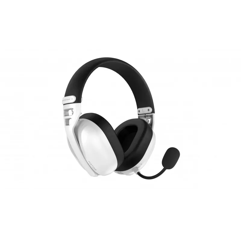 HATOR Hyperpunk 3 Auriculares inalámbricos con cable y sin cables diadema gaming USB Type-C / USB Type-A Bluetooth blanco