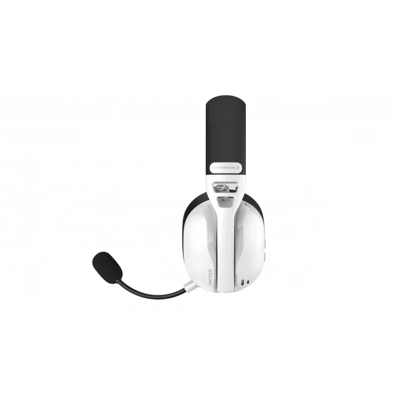 HATOR Hyperpunk 3 Auriculares inalámbricos con cable y sin cables diadema gaming USB Type-C / USB Type-A Bluetooth blanco
