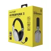 HATOR Hyperpunk 3 Auriculares inalámbricos con cable y sin cables diadema gaming USB Type-C / USB Type-A Bluetooth blanco