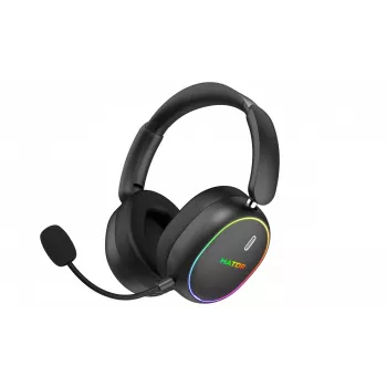 HATOR Phoenix 2 Auriculares inalámbricos con cable y sin cables diadema gaming USB Type-C / USB Type-A Bluetooth negro