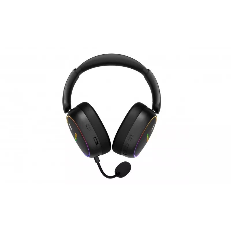 HATOR Phoenix 2 Auriculares inalámbricos con cable y sin cables diadema gaming USB Type-C / USB Type-A Bluetooth negro