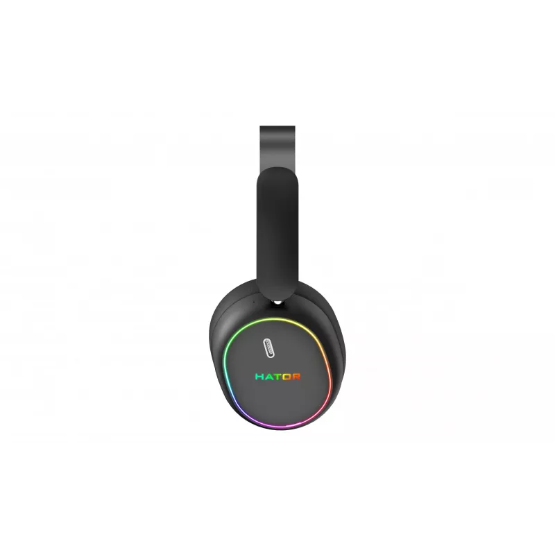HATOR Phoenix 2 Auriculares inalámbricos con cable y sin cables diadema gaming USB Type-C / USB Type-A Bluetooth negro