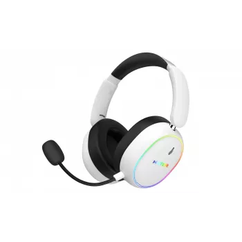 HATOR Phoenix 2 Auriculares inalámbricos con cable y sin cables diadema gaming USB Type-C / USB Type-A Bluetooth blanco