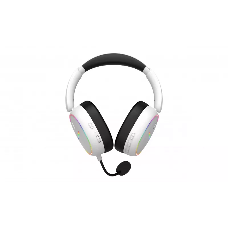 HATOR Phoenix 2 Auriculares inalámbricos con cable y sin cables diadema gaming USB Type-C / USB Type-A Bluetooth blanco