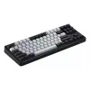 HATOR Rockfall 3 TKL Wireless, negro, QMK/VIA, perfil OMA teclas blanco-negro Teclado — switches mecánicos lineales hotswap — US — distribución ANSI (HTK850)