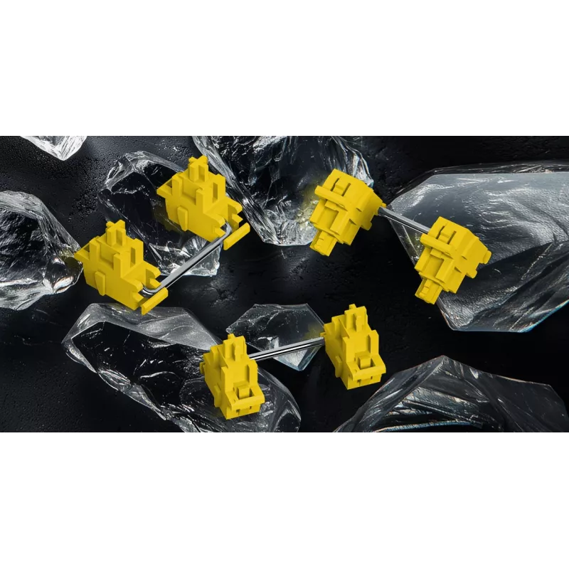 HATOR Rockfall 3 TKL Wireless, negro, QMK/VIA, perfil OMA teclas blanco-negro Teclado — switches mecánicos lineales hotswap — US — distribución ANSI (HTK850)