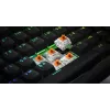 HATOR Rockfall 3 TKL Wireless, negro, QMK/VIA, perfil OMA teclas blanco-negro Teclado — switches mecánicos lineales hotswap — US — distribución ANSI (HTK850)