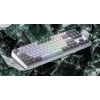 HATOR Rockfall 3 TKL Wireless, negro, QMK/VIA, perfil OMA teclas blanco-negro Teclado — switches mecánicos lineales hotswap — US — distribución ANSI (HTK850)