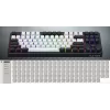 HATOR Rockfall 3 TKL Wireless, negro, QMK/VIA, perfil OMA teclas blanco-negro Teclado — switches mecánicos lineales hotswap — US — distribución ANSI (HTK850)