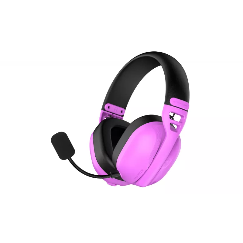 HATOR Hyperpunk 3 Auriculares inalámbricos con cable y sin cables diadema gaming USB Type-C / USB Type-A Bluetooth violeta