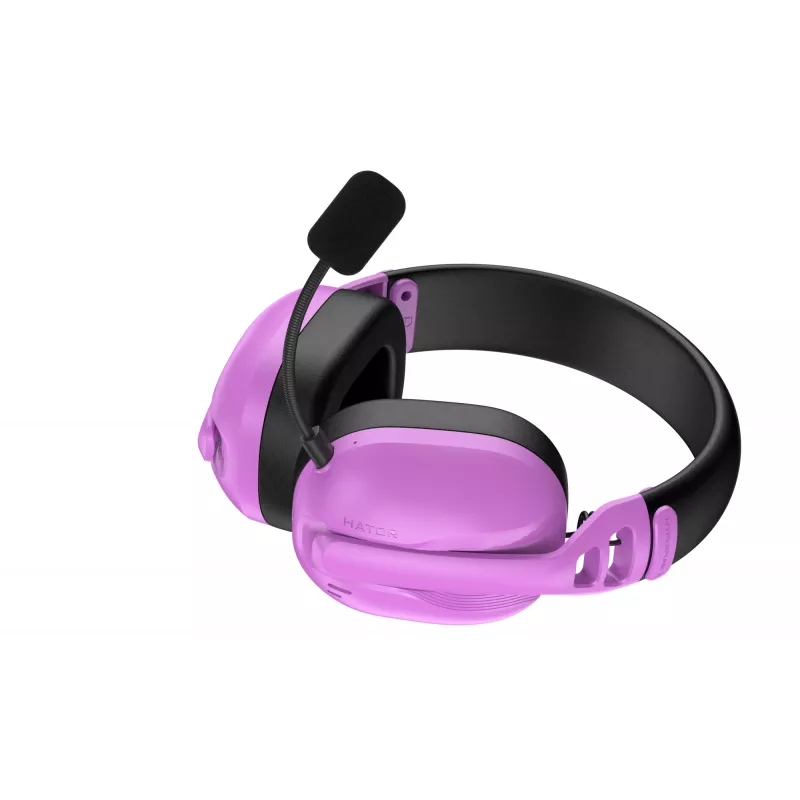HATOR Hyperpunk 3 Auriculares inalámbricos con cable y sin cables diadema gaming USB Type-C / USB Type-A Bluetooth violeta