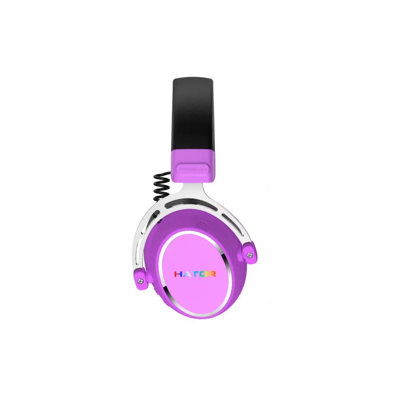 HATOR Hypergang 3 Auriculares inalámbricos diadema gaming USB Type-C / USB Type-A Bluetooth violeta