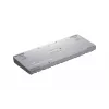 HATOR Rockfall 3 TKL Wireless, blanco, QMK/VIA, perfil OMA teclas blanco-negro Teclado — switches mecánicos lineales hotswap — US — distribución ANSI
