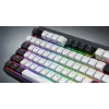 HATOR Rockfall 3 TKL Wireless, blanco, QMK/VIA, perfil OMA teclas blanco-negro Teclado — switches mecánicos lineales hotswap — US — distribución ANSI