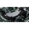 HATOR Rockfall 3 TKL Wireless, blanco, QMK/VIA, perfil OMA teclas blanco-negro Teclado — switches mecánicos lineales hotswap — US — distribución ANSI