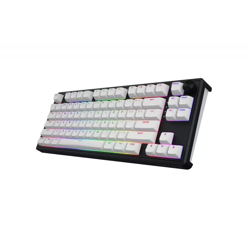 HATOR Skyfall Wireless 80 Teclado gaming USB + RF Wireless + Bluetooth QWERTY US English negro, blanco