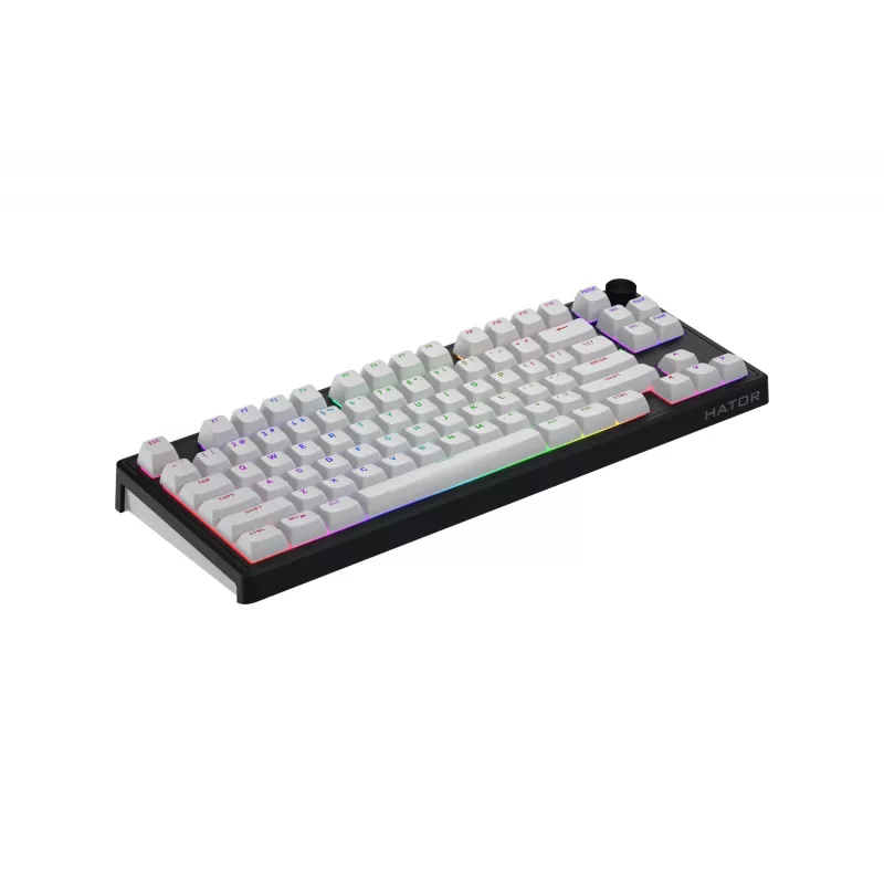 HATOR Skyfall Wireless 80 Teclado gaming USB + RF Wireless + Bluetooth QWERTY US English negro, blanco