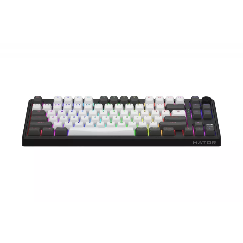 HATOR Skyfall Pro Wireless 80 Teclado Gaming USB + RF Wireless + Bluetooth QWERTY US English Negro, Gris