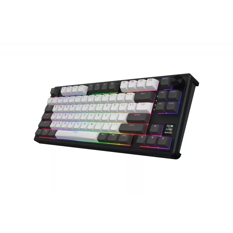 HATOR Skyfall Pro Wireless 80 Teclado Gaming USB + RF Wireless + Bluetooth QWERTY US English Negro, Gris