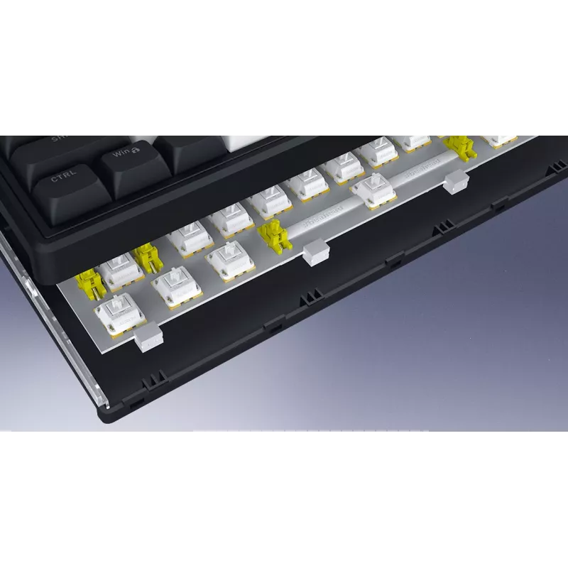 HATOR Skyfall Pro Wireless 80 Teclado Gaming USB + RF Wireless + Bluetooth QWERTY US English Negro, Gris
