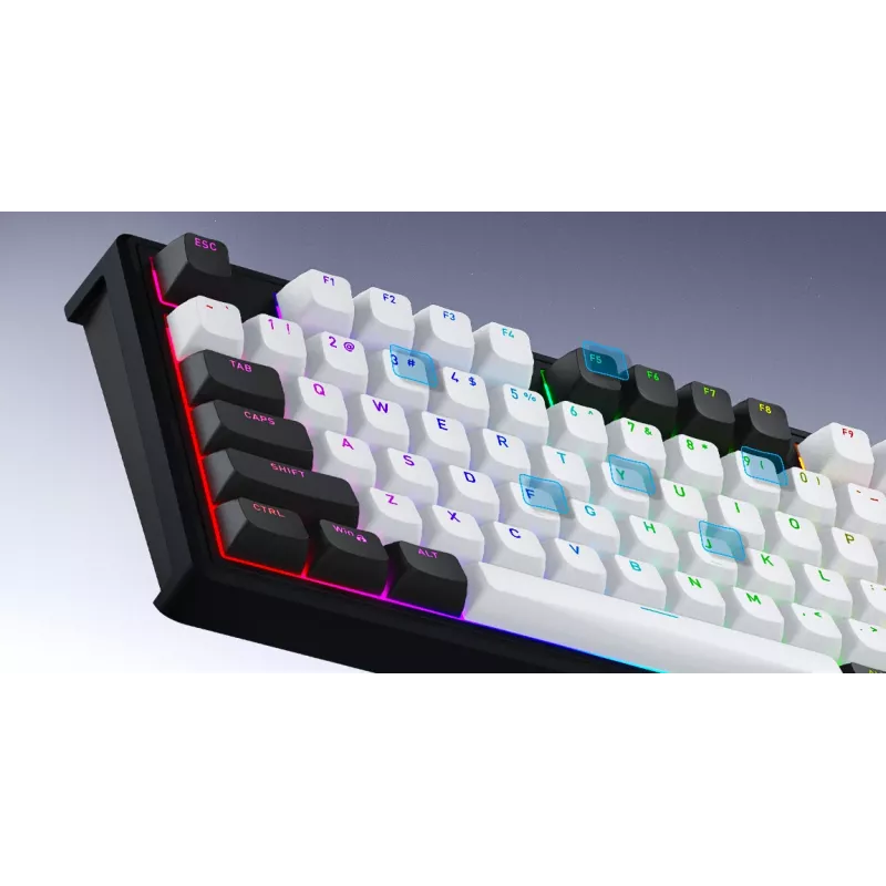 HATOR Skyfall Pro Wireless 80 Teclado Gaming USB + RF Wireless + Bluetooth QWERTY US English Negro, Gris