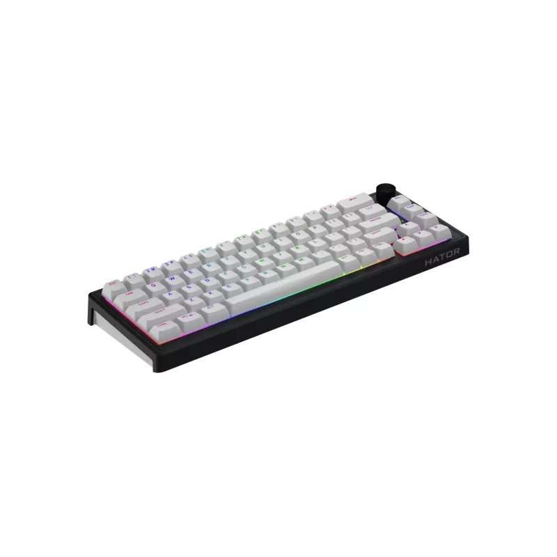 HATOR Skyfall Wireless 65 Teclado Gaming USB + RF Wireless + Bluetooth QWERTY US English Negro, Blanco
