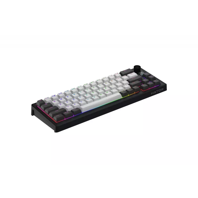 HATOR Skyfall Pro Wireless 65 Teclado Gaming USB + RF Wireless + Bluetooth QWERTY US English Negro, Gris