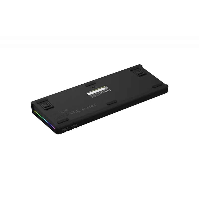 HATOR Skyfall Pro Wireless 65 Teclado Gaming USB + RF Wireless + Bluetooth QWERTY US English Negro, Gris