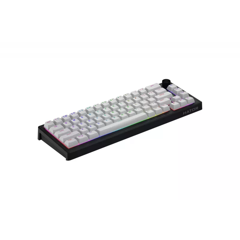 HATOR Skyfall 65 MAG ULTRA 8K Teclado Gaming USB QWERTY US-English Negro, Blanco