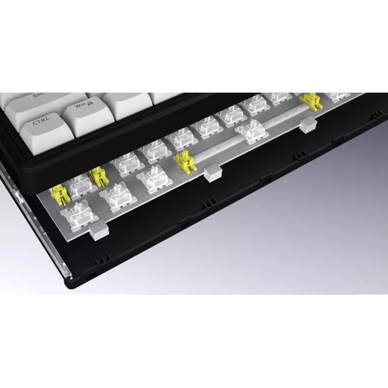 HATOR Skyfall 65 MAG ULTRA 8K Teclado Gaming USB QWERTY US-English Negro, Blanco