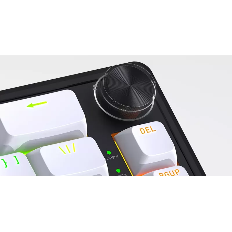 HATOR Skyfall 65 MAG ULTRA 8K Teclado Gaming USB QWERTY US-English Negro, Blanco