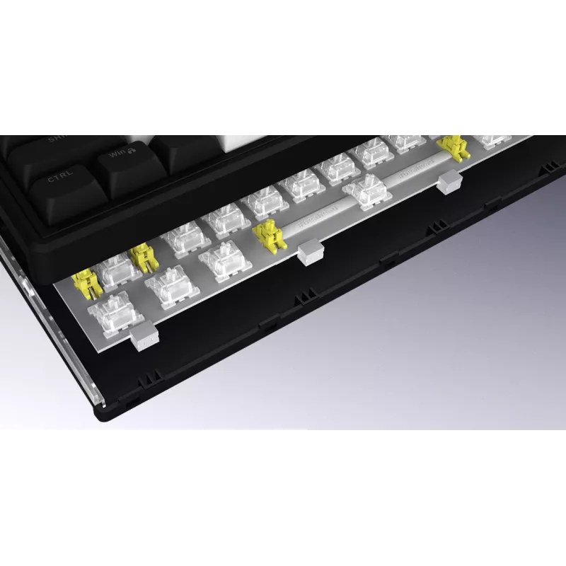 HATOR Skyfall 65 MAG ULTIMA 8K Teclado Gaming Inalámbrico USB + RF Wireless + Bluetooth QWERTY US English Negro, Blanco