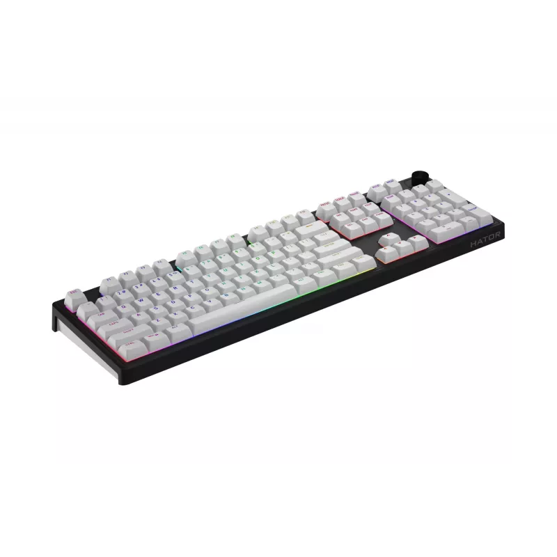 HATOR Skyfall Wireless 100 Teclado Gaming USB + RF Wireless + Bluetooth QWERTY US English Negro, Blanco