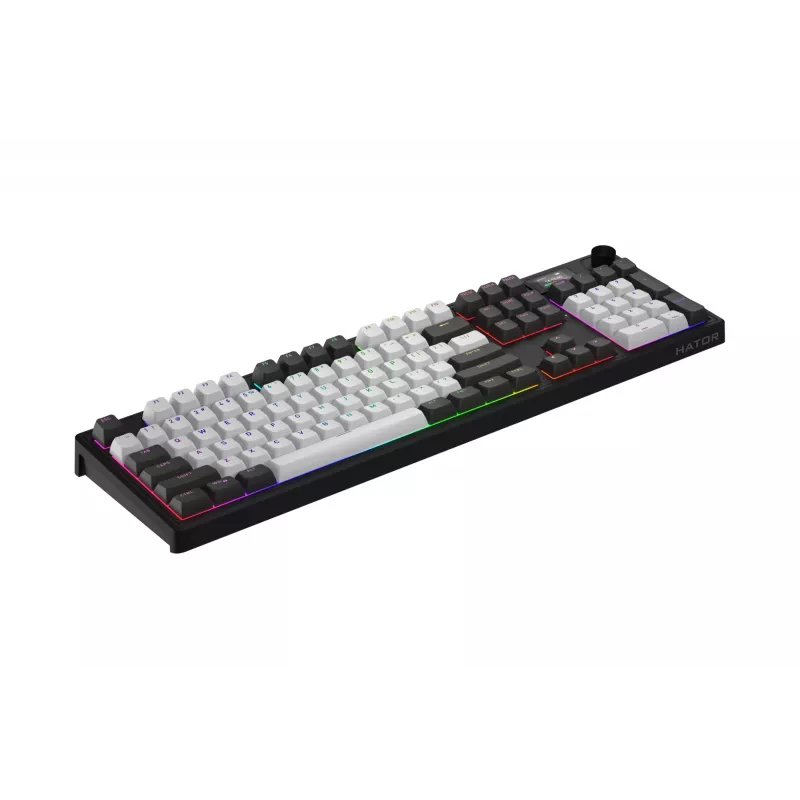 HATOR Skyfall Pro Wireless 100 Teclado Gaming USB + RF Wireless + Bluetooth QWERTY US English Negro, Gris