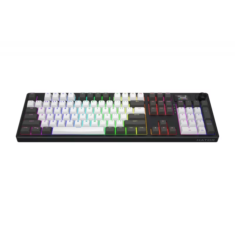 HATOR Skyfall Pro Wireless 100 Teclado Gaming USB + RF Wireless + Bluetooth QWERTY US English Negro, Gris