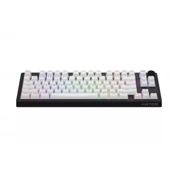 HATOR Skyfall 80 MAG ULTRA 8K Teclado Gaming USB QWERTY US-English Negro, Blanco