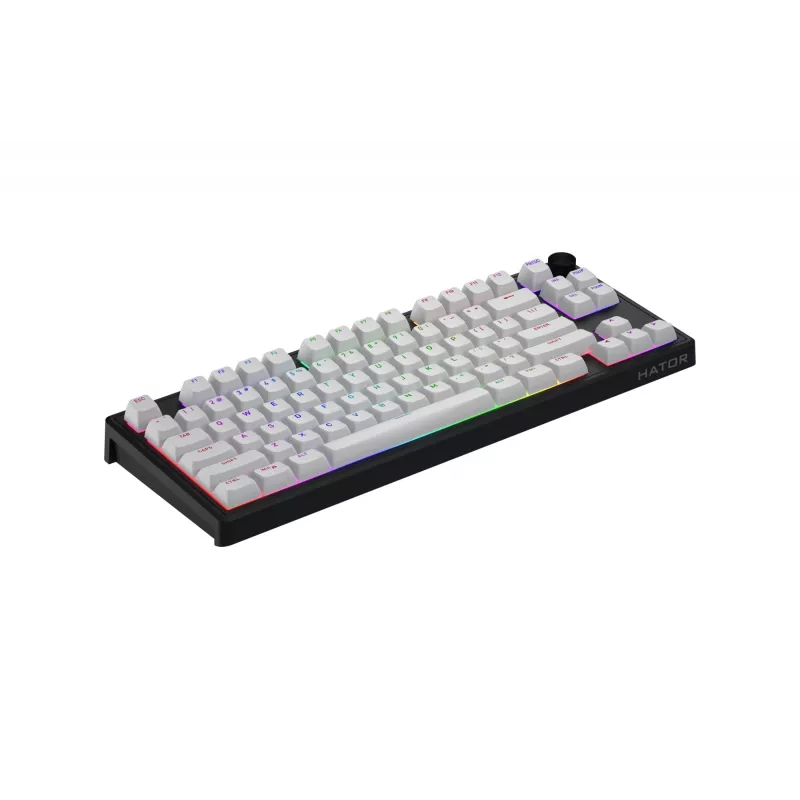 HATOR Skyfall 80 MAG ULTRA 8K Teclado Gaming USB QWERTY US-English Negro, Blanco