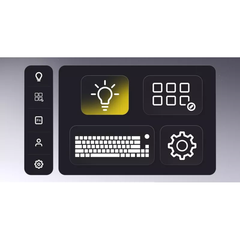 HATOR Skyfall 80 MAG ULTRA 8K Teclado Gaming USB QWERTY US-English Negro, Blanco