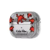 Funda Samsung Keith Haring Slickback para Galaxy Buds3 Pro rojo transparente