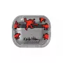 Funda Samsung Keith Haring Slickback para Galaxy Buds3 Pro rojo transparente