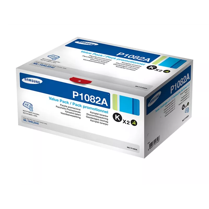 Samsung MLT-P1082A cartucho de tóner 2 uds. original negro