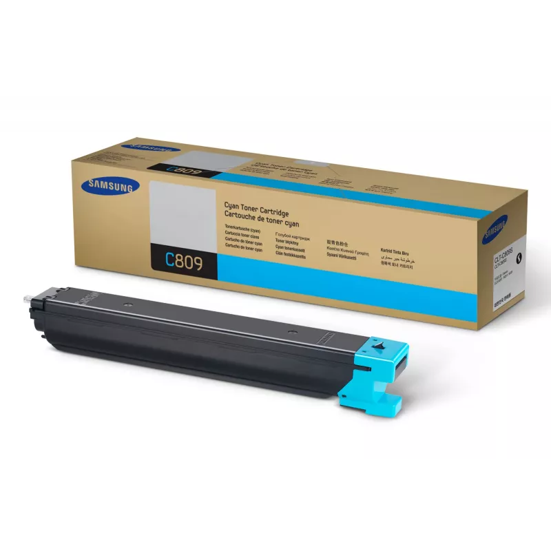 Samsung CLT-C809S cartucho de tóner 1 ud. original cian