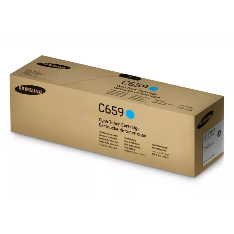 Cartucho de tóner Samsung CLT-C659S original cian, láser, 20.000 páginas, 1 ud.
