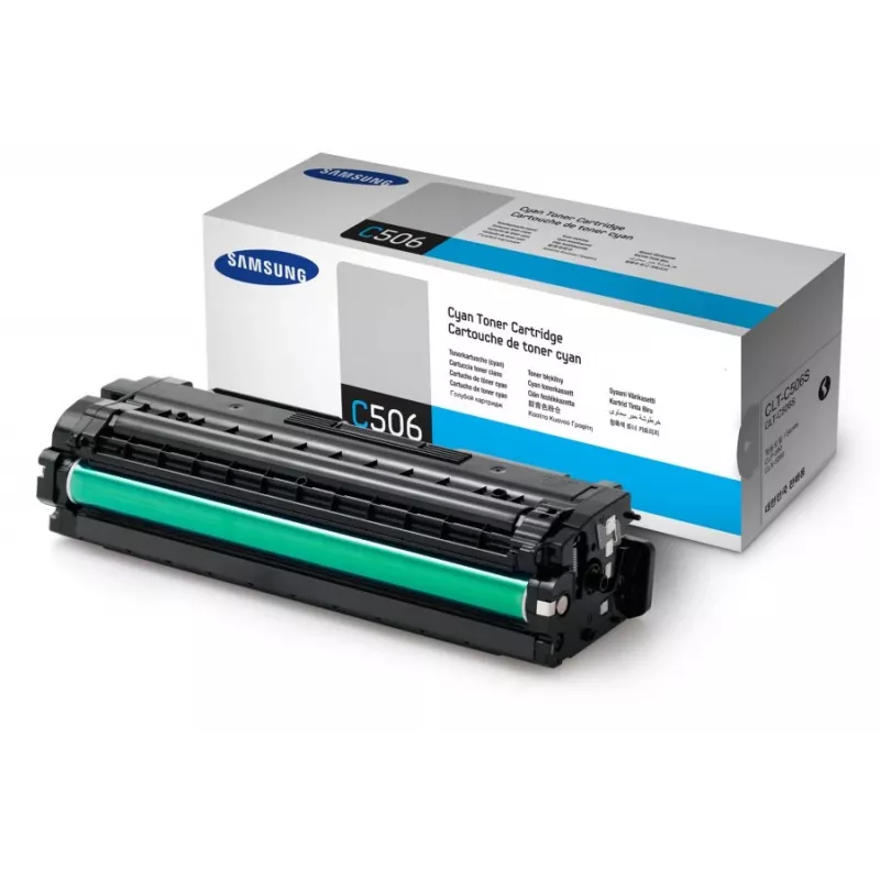 Samsung CLT-C506S cartucho de tóner 1 ud. original cian