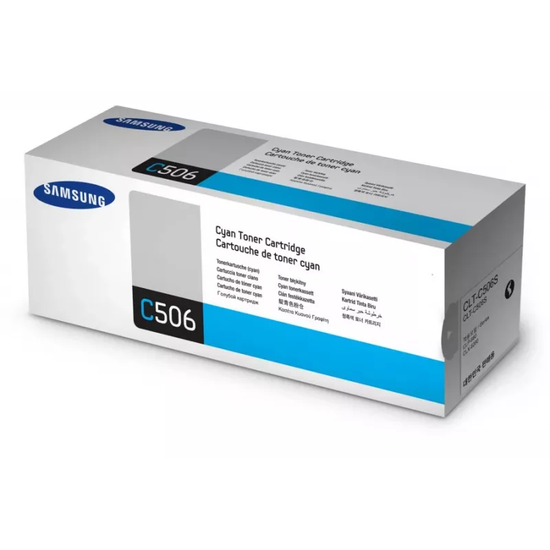 Samsung CLT-C506S cartucho de tóner 1 ud. original cian