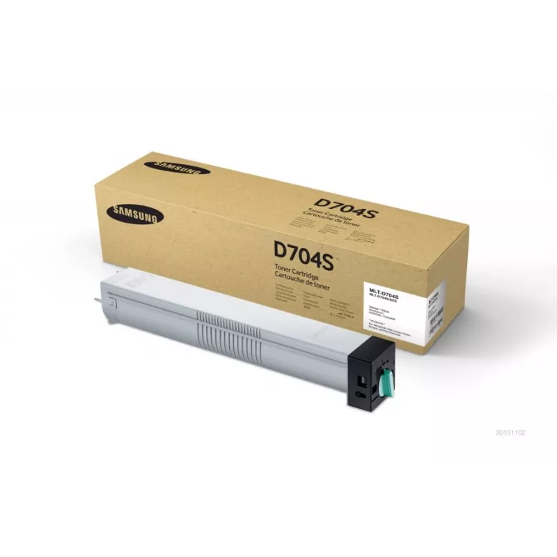 Tóner Samsung MLT-D704S negro, original, 25.000 páginas, 1 ud.